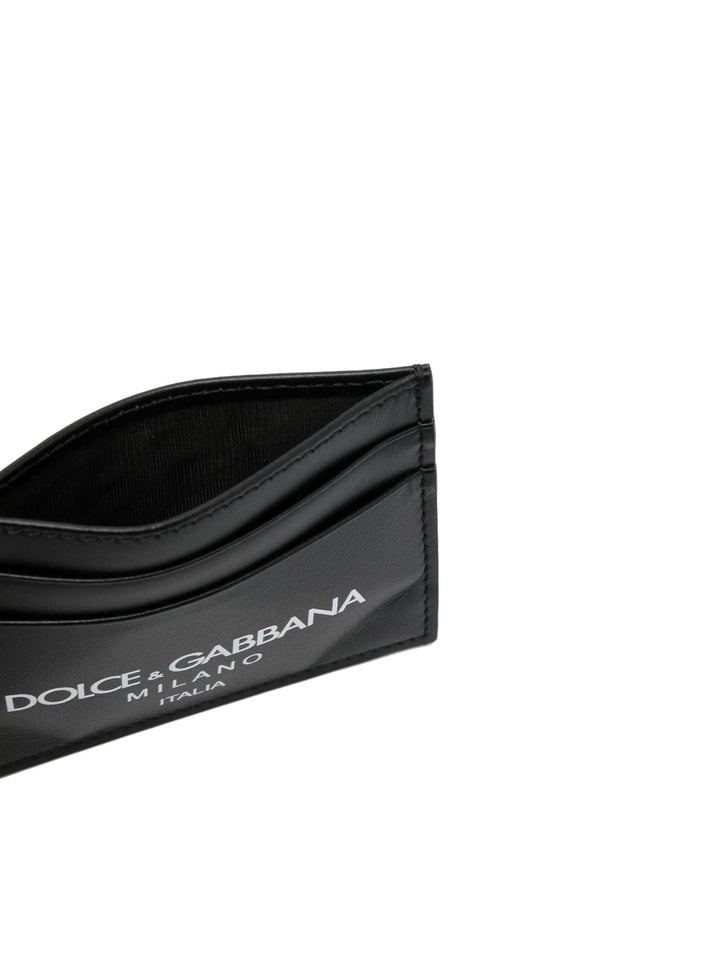 DOLCE &amp; GABBANA Luxurious Mini Leather Card Holder