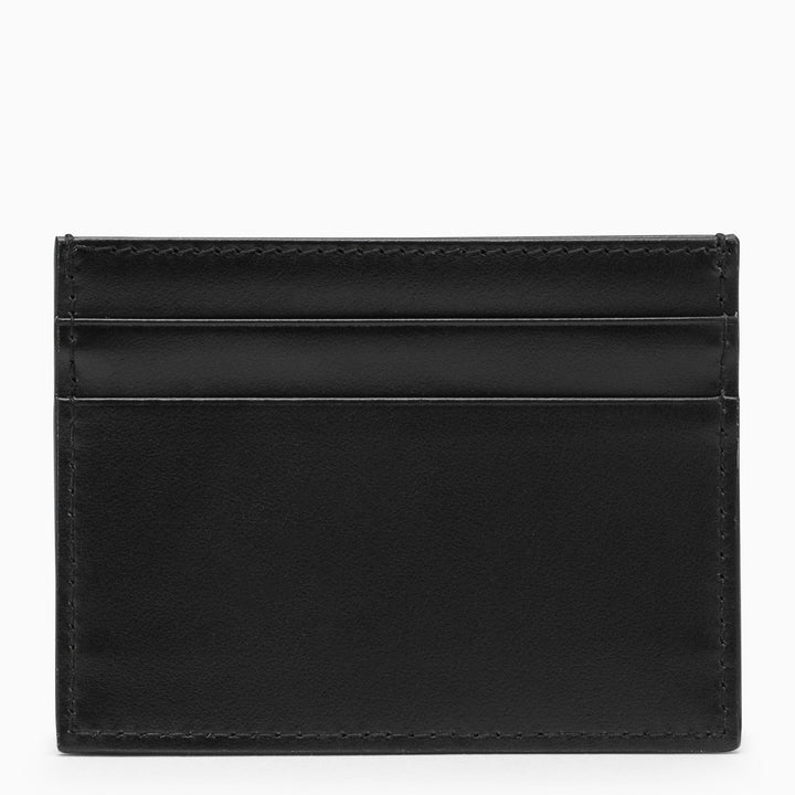 Dolce&amp;Gabbana Black Calfskin Card Holder With Logo