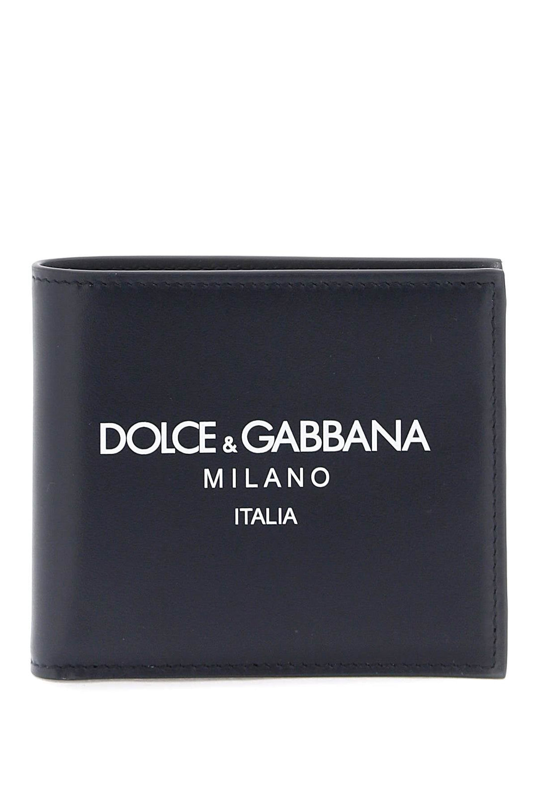 DOLCE &amp; GABBANA Leather Mini Flap-Over Wallet
