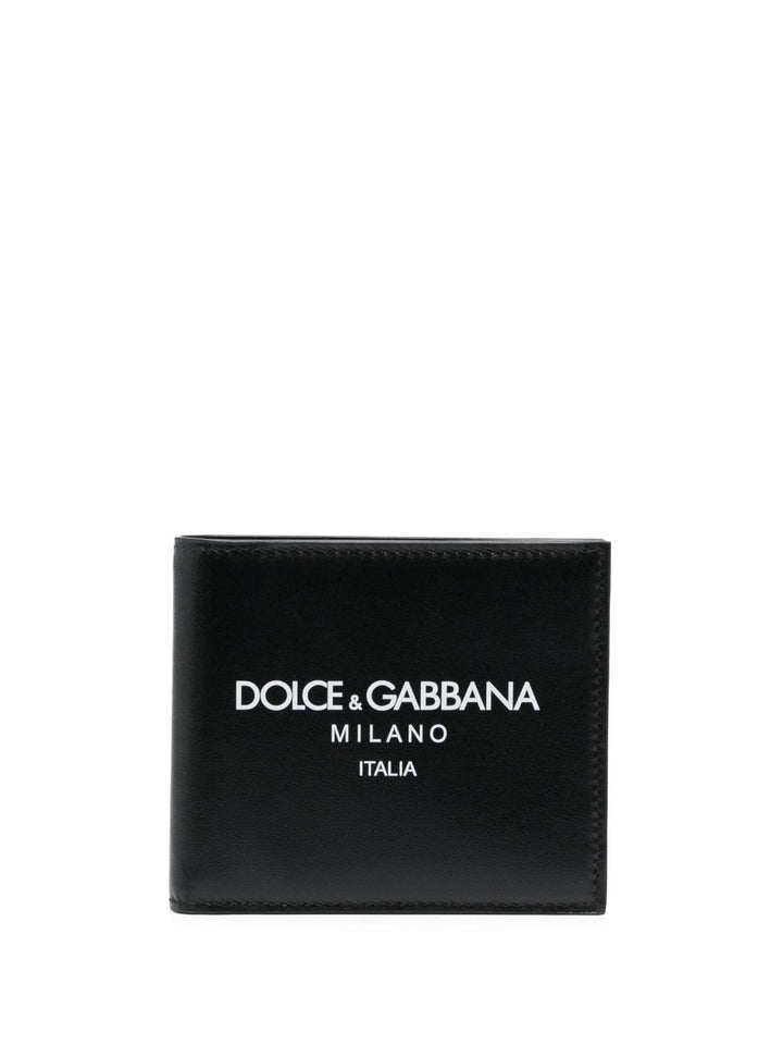 DOLCE &amp; GABBANA Mini Leather Flap-Over Wallet
