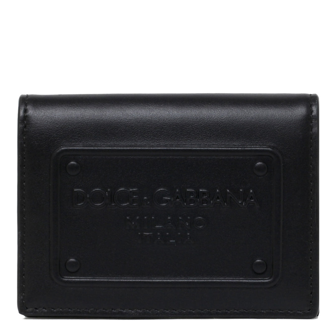 DOLCE &amp; GABBANA Mini Premium 100% Leather Wallet for Men