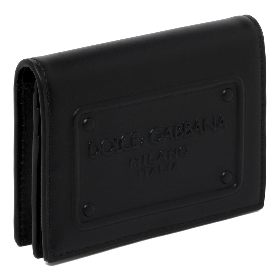 DOLCE &amp; GABBANA Mini Premium 100% Leather Wallet for Men