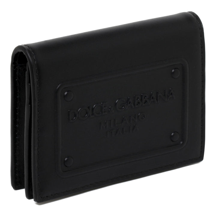 DOLCE &amp; GABBANA Mini Premium 100% Leather Wallet for Men