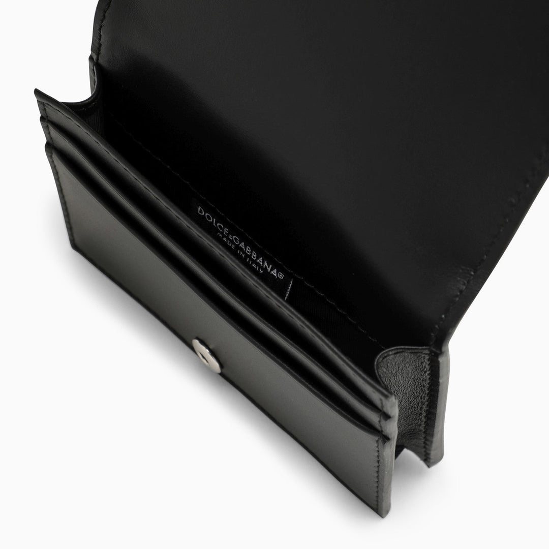 Dolce&amp;Gabbana Black Leather Wallet With Logo