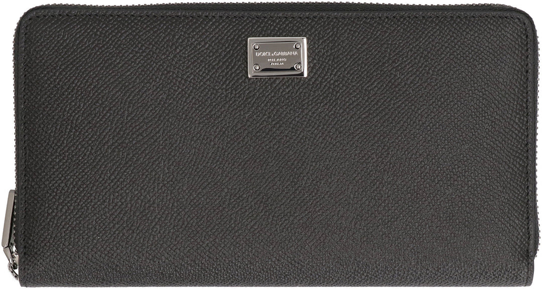 DOLCE &amp; GABBANA Sleek Mini Leather Wallet for Men
