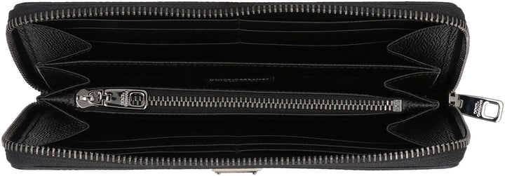 DOLCE &amp; GABBANA Sleek Mini Leather Wallet for Men
