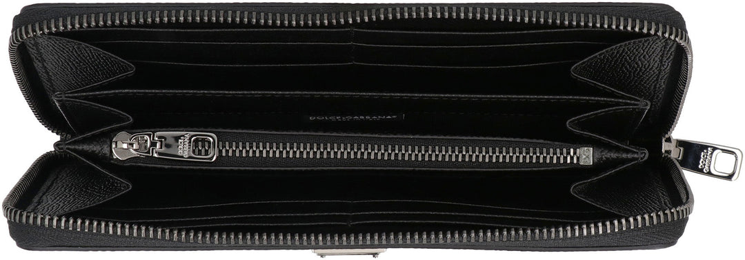 DOLCE &amp; GABBANA Sleek Mini Leather Wallet for Men