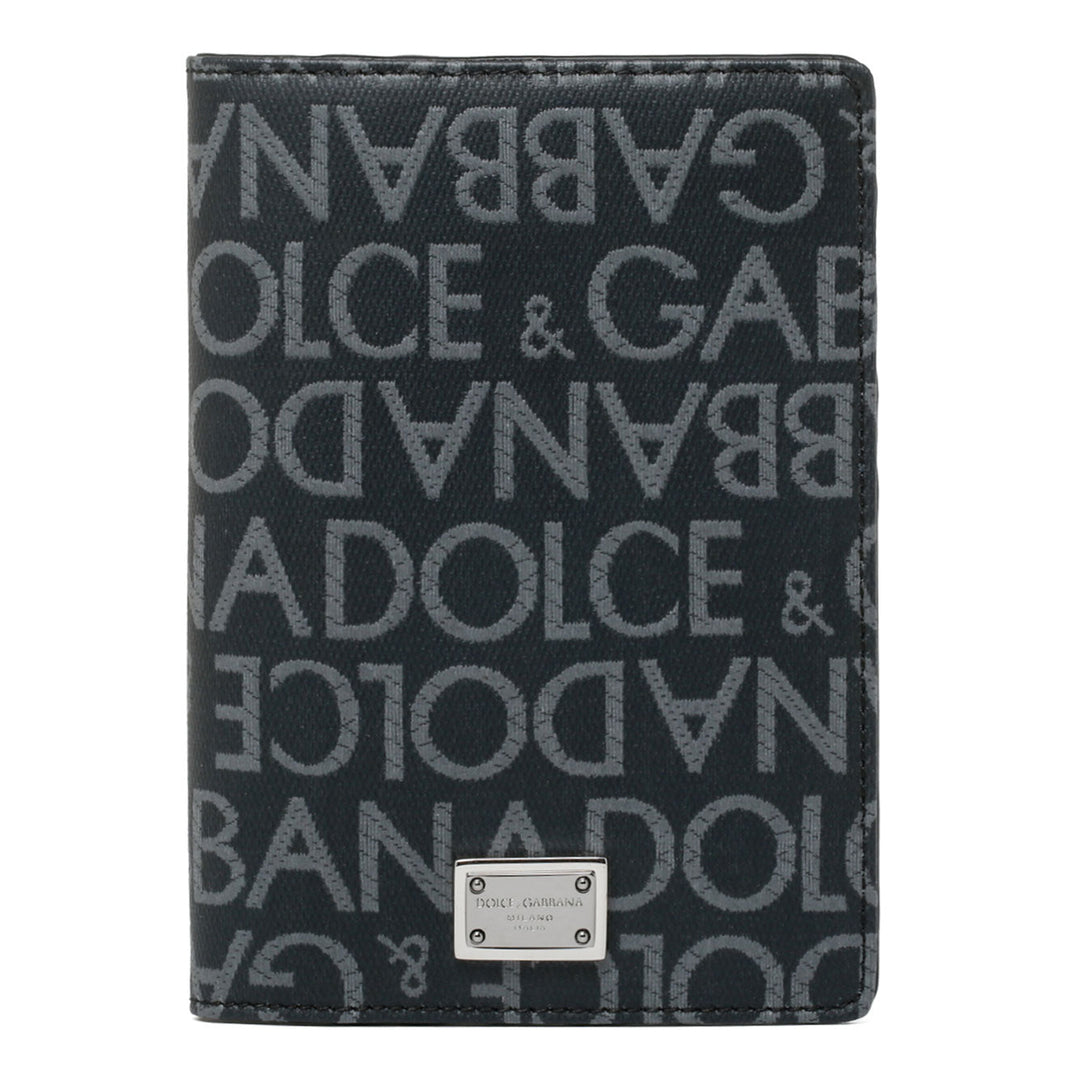 DOLCE &amp; GABBANA Mini Cotton and Leather Wallet