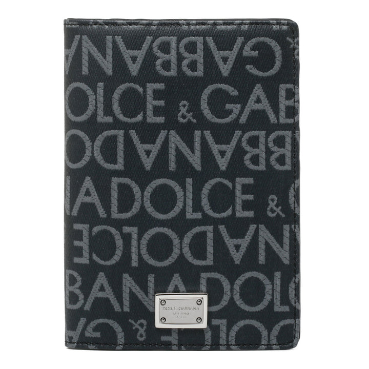 DOLCE &amp; GABBANA Mini Cotton and Leather Wallet