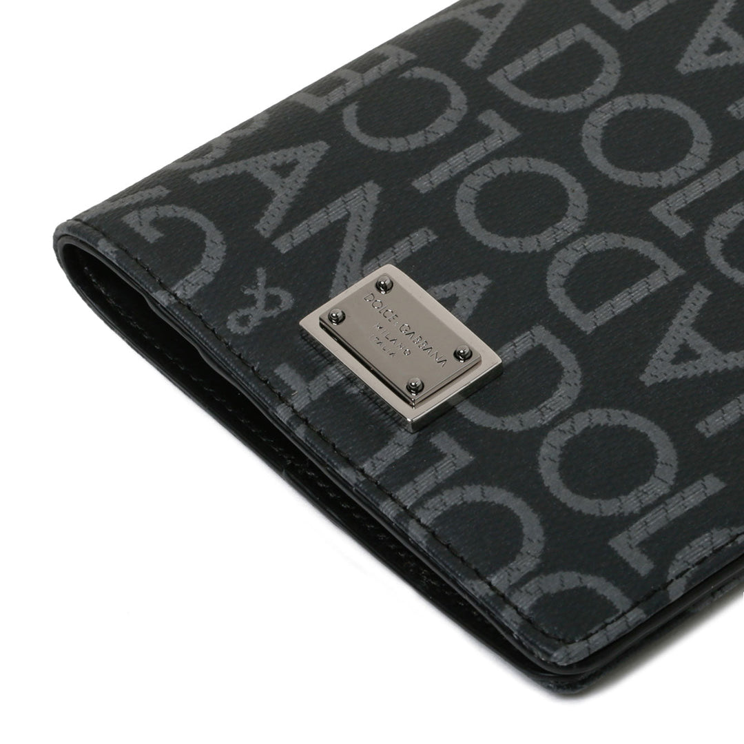 DOLCE &amp; GABBANA Mini Cotton and Leather Wallet