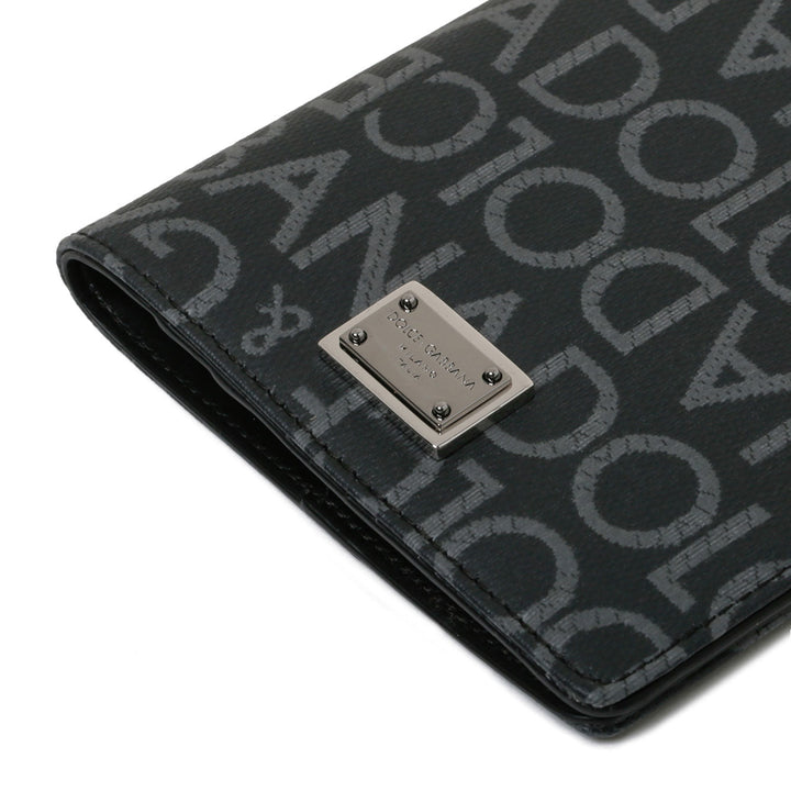 DOLCE &amp; GABBANA Mini Cotton and Leather Wallet