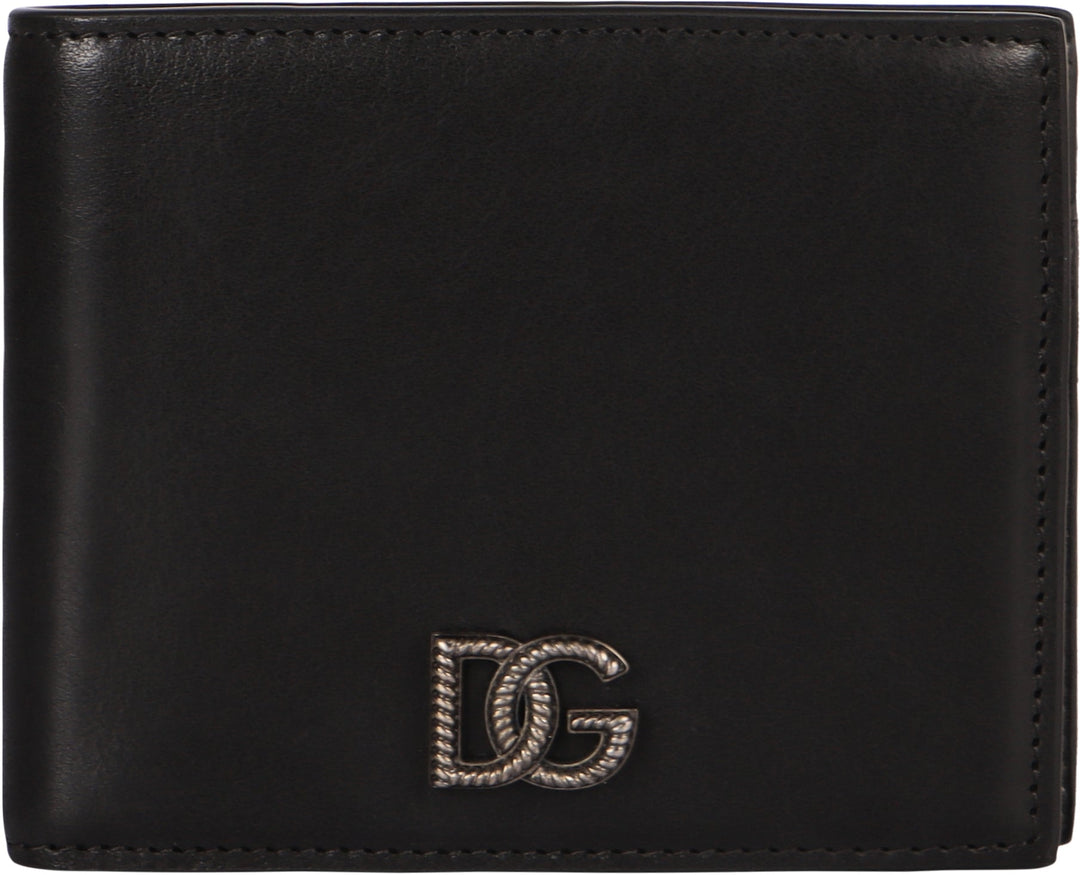 DOLCE &amp; GABBANA Mini Leather Wallet - Elegant Minimalist Design