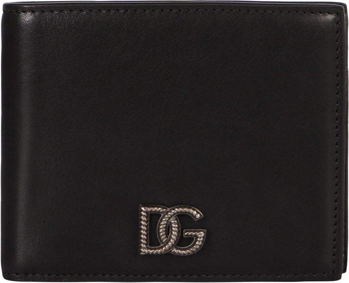 DOLCE &amp; GABBANA Mini Leather Wallet - Elegant Minimalist Design