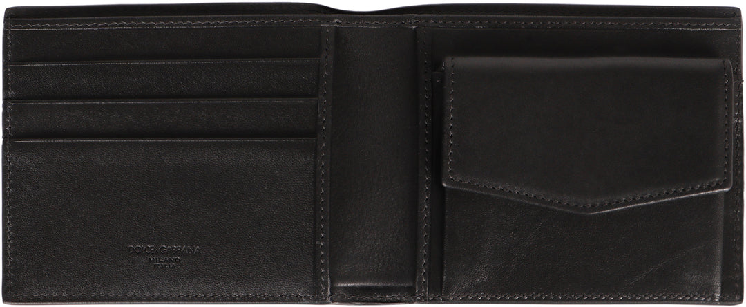 DOLCE &amp; GABBANA Mini Leather Wallet - Elegant Minimalist Design