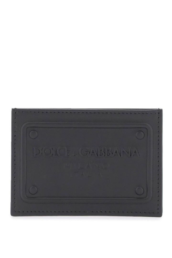 DOLCE &amp; GABBANA Logo Detail Mini Leather Card Holder