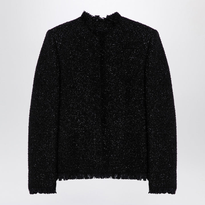 Givenchy Black Tweed And Lurex Jacket Women