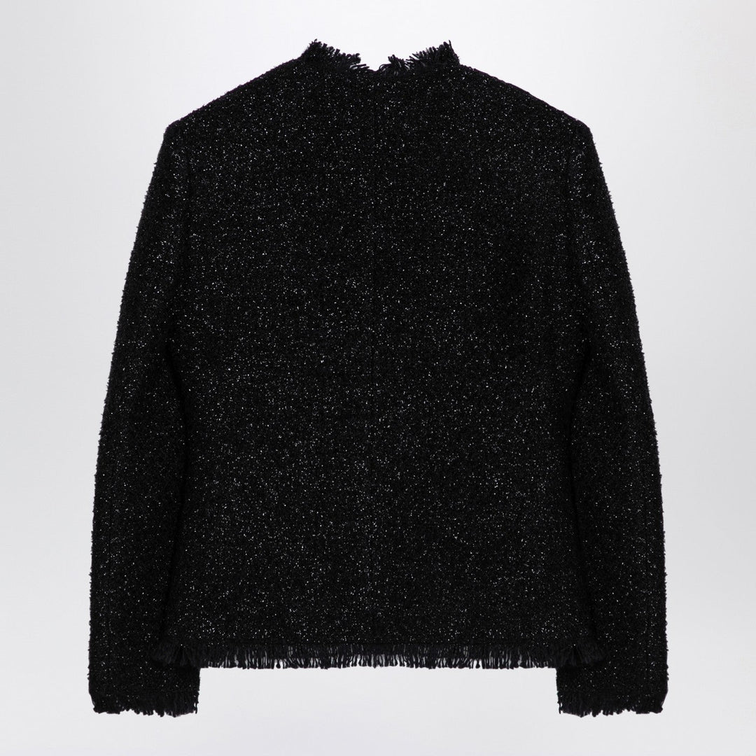 Givenchy Black Tweed And Lurex Jacket Women