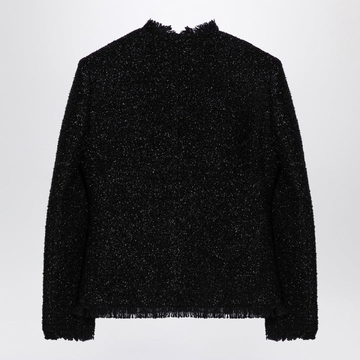 Givenchy Black Tweed And Lurex Jacket Women