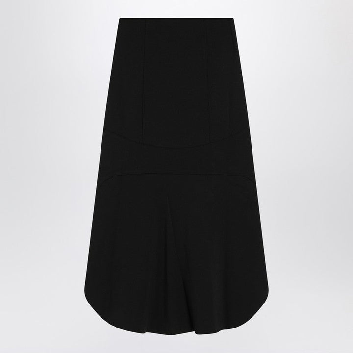 Givenchy Black Milan Stitch Skirt With Buttons Women
