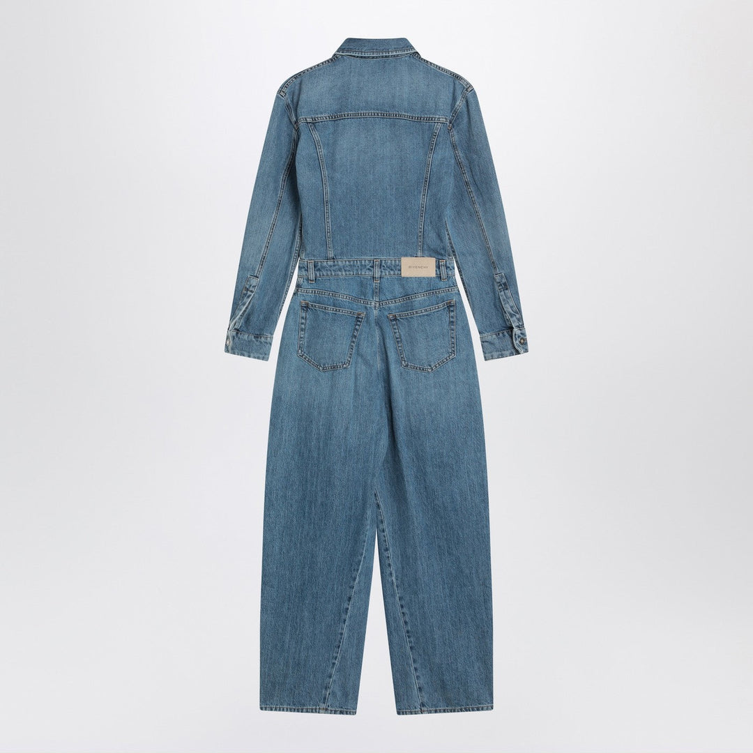 Givenchy Light Blue Denim Jumpsuit Women