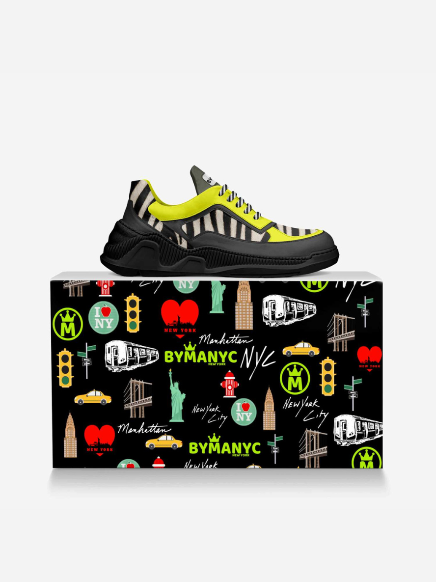 BYMANYC ® NYC Flatiron Iconic: Architecturally Elegant Vegan Sneakers