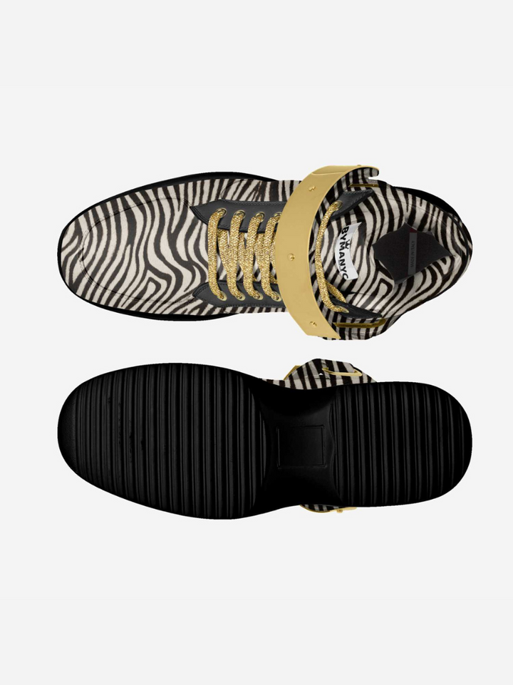 BYMANYC ® NYC Seaport Chic: Vegan Sneakers with Avant-Garde Edge