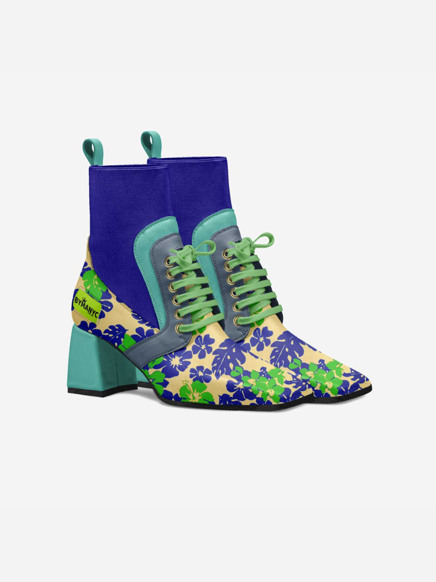 BYMANYC ® NYC Times Square Pulse: Vegan Women's Booties of Intense Luxury