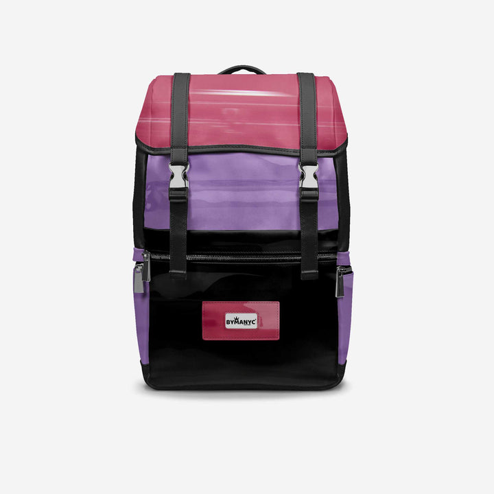 BYMANYC ® New York – NYC COUTURE Backpack in Berry &amp; Violet Storm