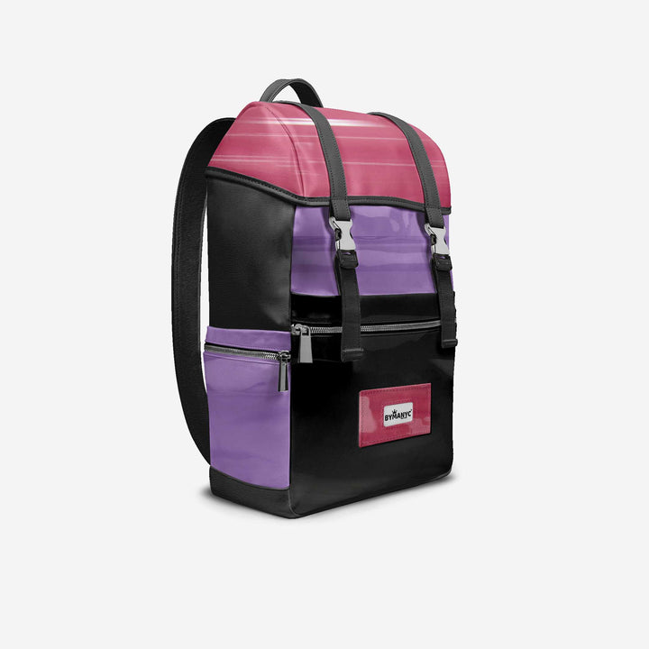 BYMANYC ® New York – NYC COUTURE Backpack in Berry &amp; Violet Storm