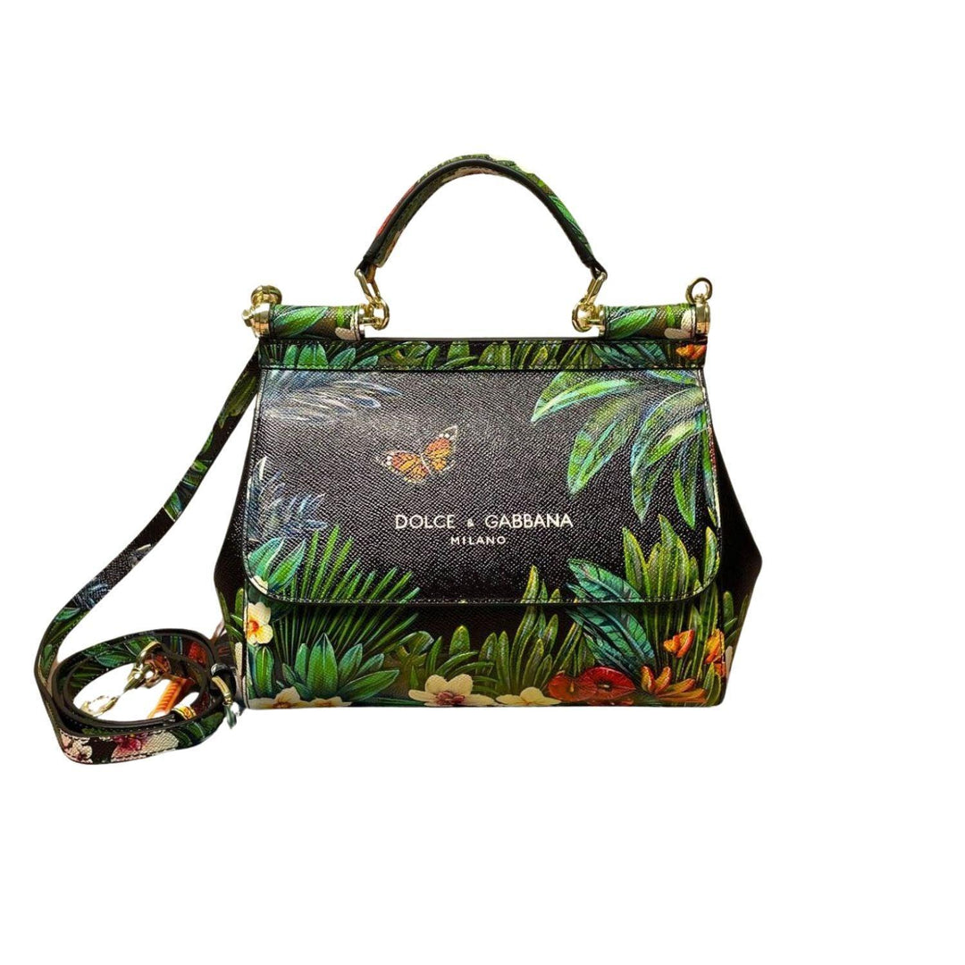Dolce &amp; Gabbana Flower Print Sicily Bag
