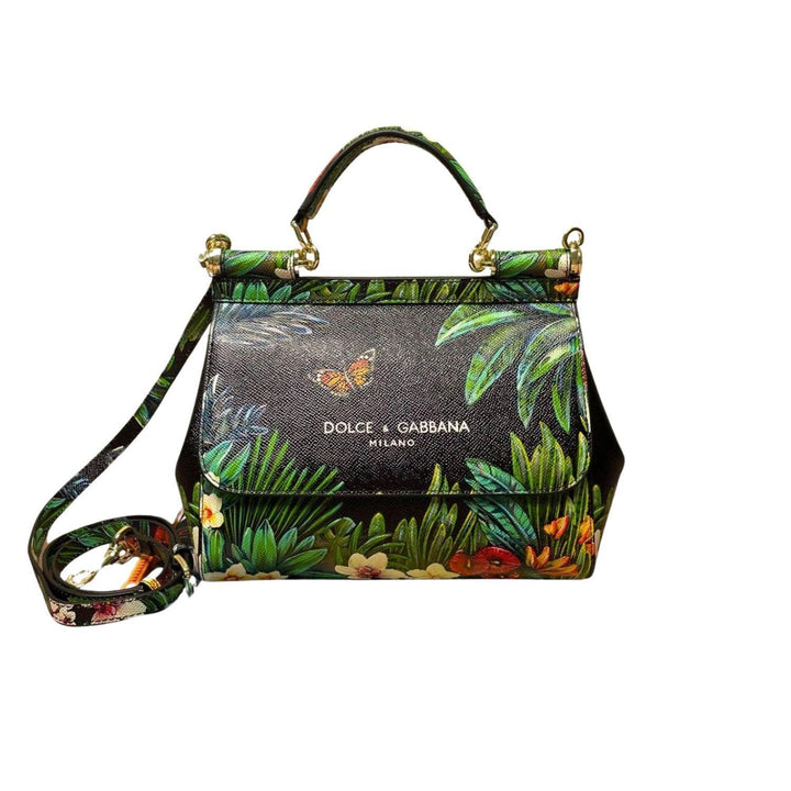 Dolce &amp; Gabbana Flower Print Sicily Bag