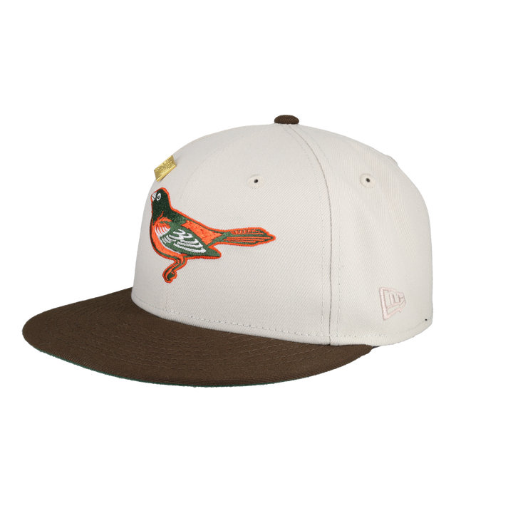 Baltimore Orioles Bird Collection 60th Season Fitted Hat