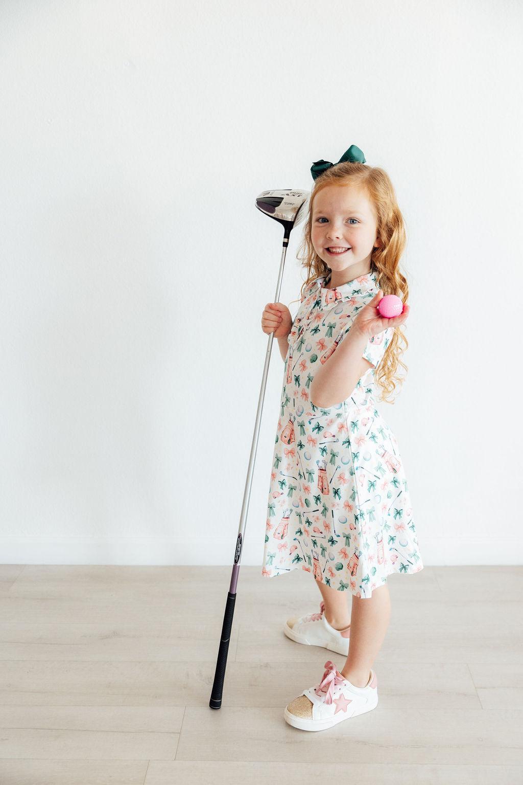 Birdies &amp; Bows S/S Polo Dress
