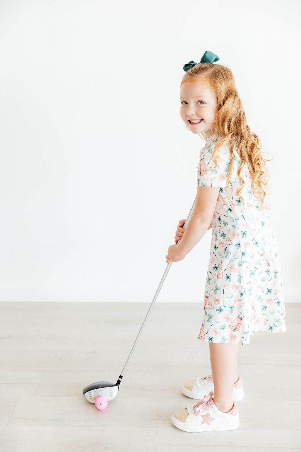 Birdies &amp; Bows S/S Polo Dress
