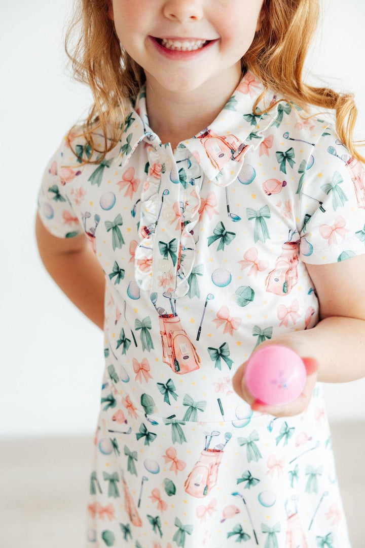 Birdies &amp; Bows S/S Polo Dress
