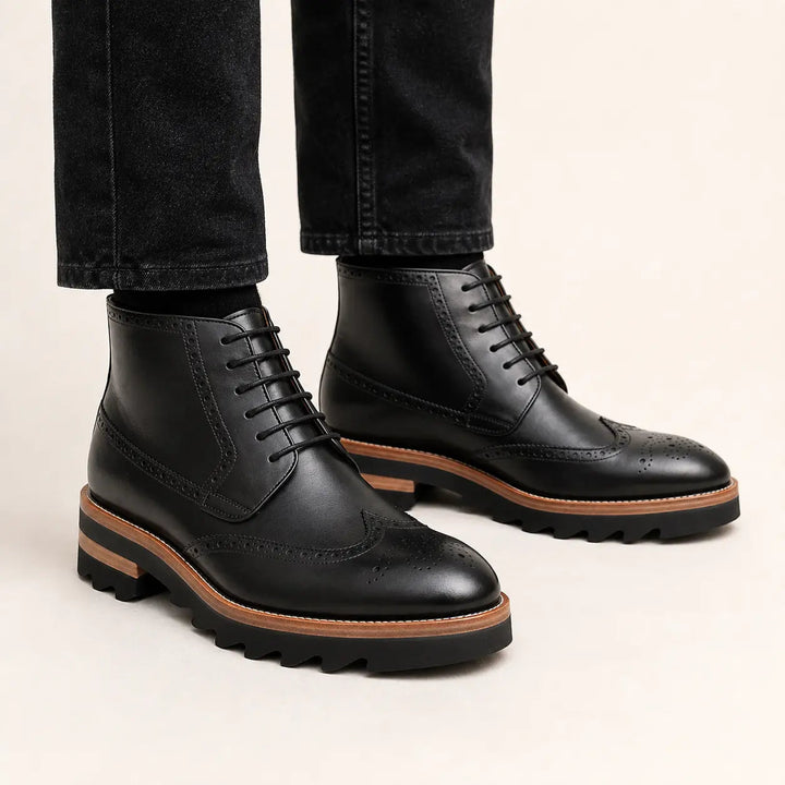 Side - Zipper Martin Boots Black