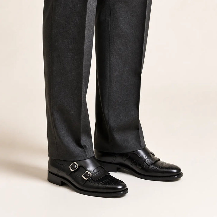Goodyear Double Monk Strap Shoes