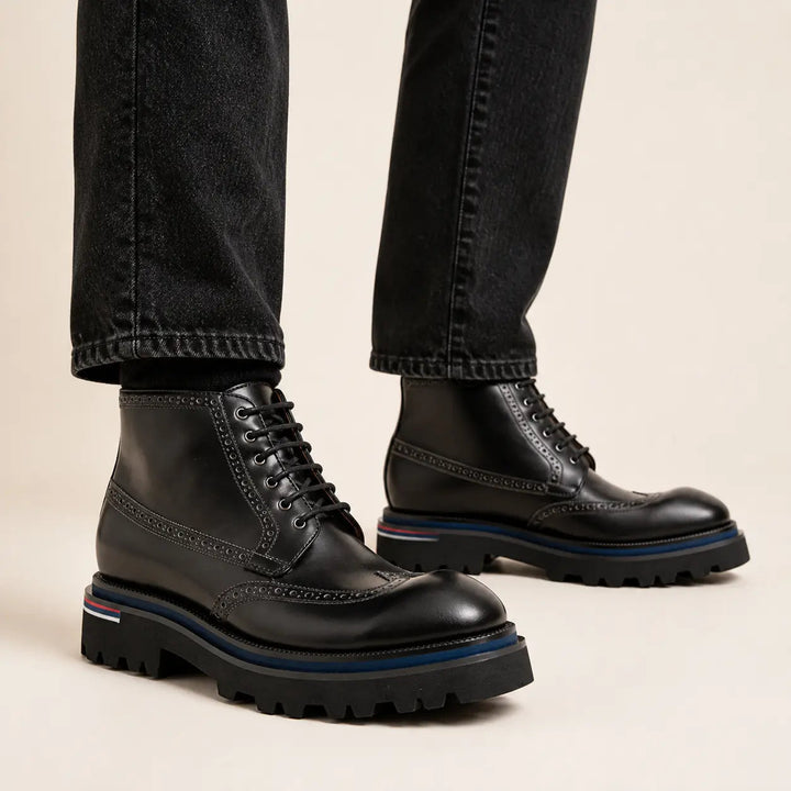 Side - Zipper Martin Boots 3016B Black