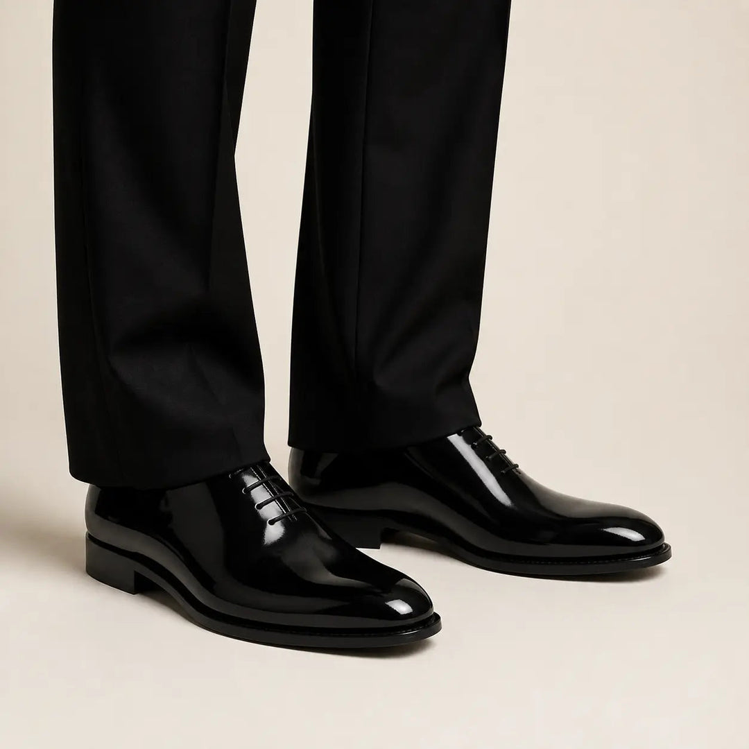 Goodyear Patent Leather Oxford Shoes