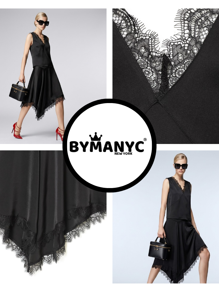 Black TRIBECA Lingerie Set Prêt-à-Porter BYMANYC ® New York