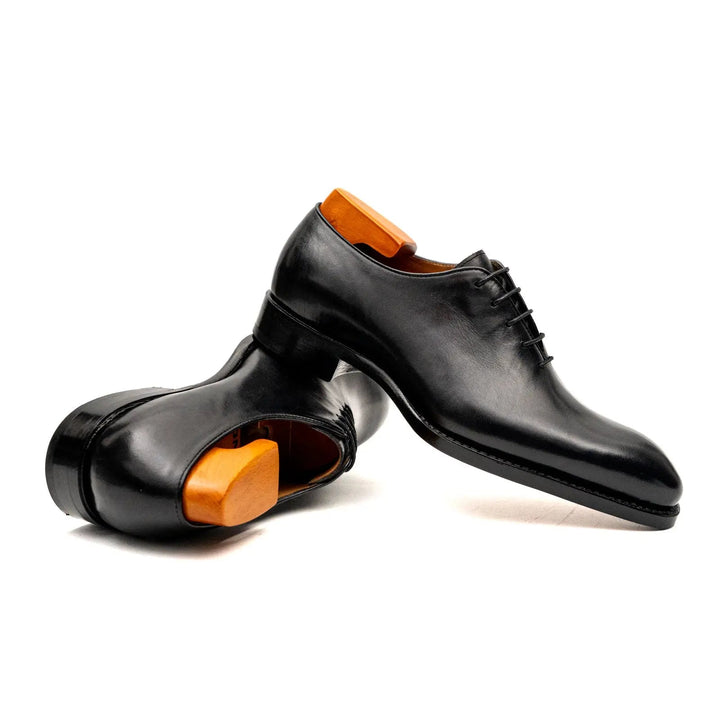 Seamless Goodyear Mens Black Oxford Dress Shoes