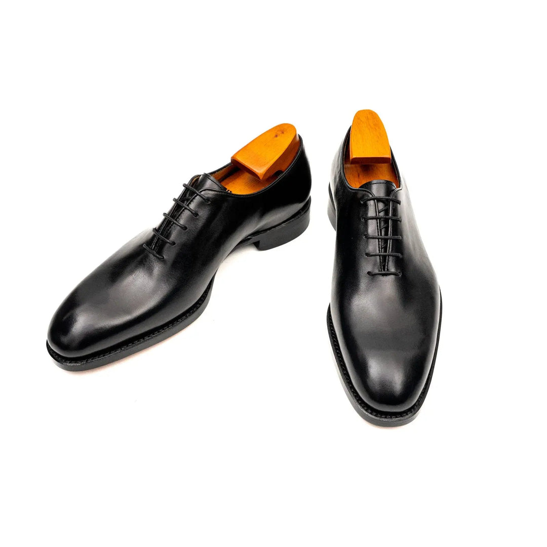 Seamless Goodyear Mens Black Oxford Dress Shoes