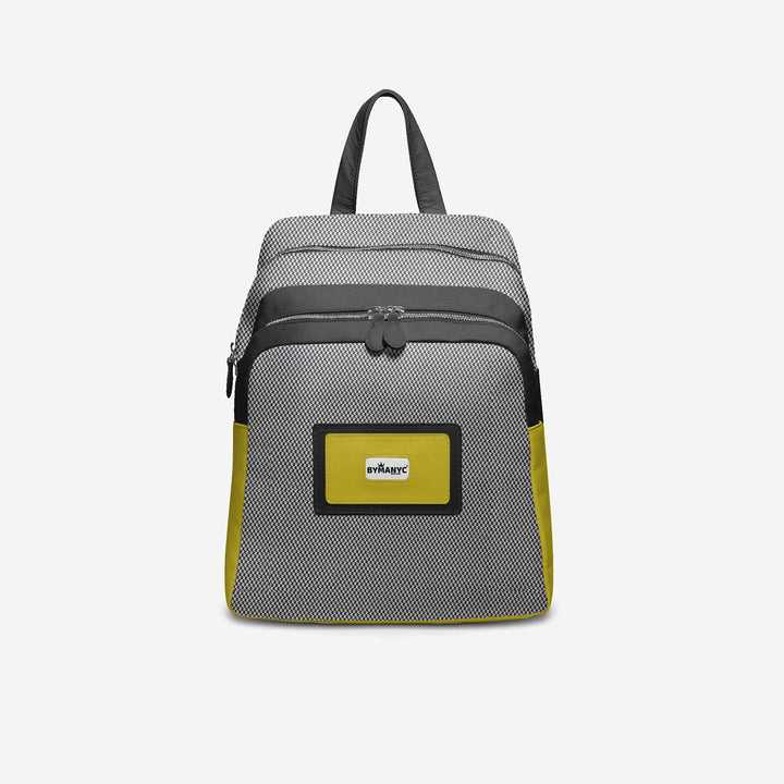 Black & Yellow Vegan Backpack BYMANYC ® New York – Italy Made
