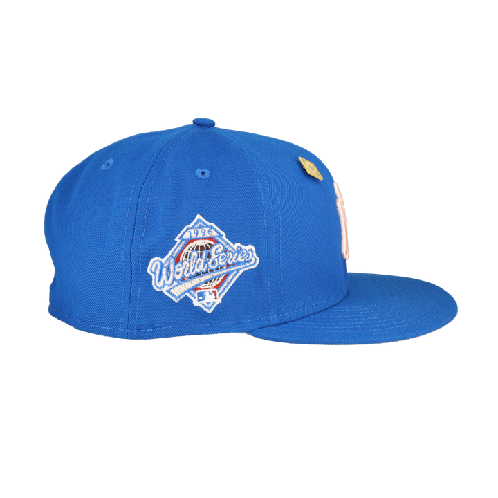 New York Yankees Blue Nitro 1996 World Series Fitted Hat