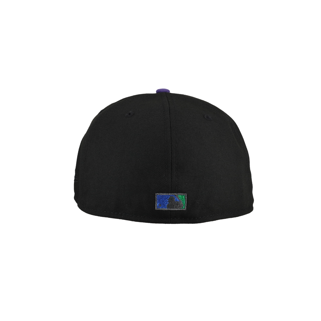 Atlanta Braves 1999 World Series Black/Purple Metallic 59Fifty Fitted Hat