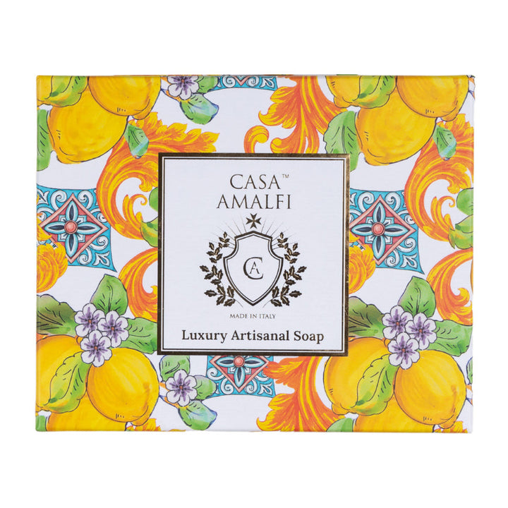 Casa Amalfi Scented Soap Bar with Ceramic Soap Dish Buongiorno Positano