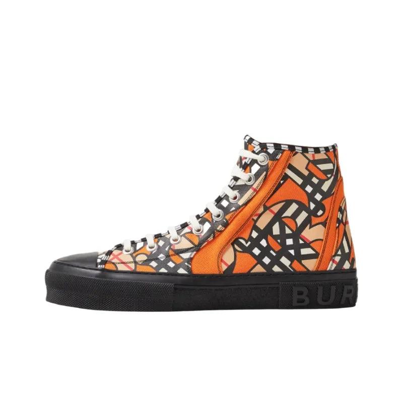 Burberry High Top Stylish Skateboarding Shoes &