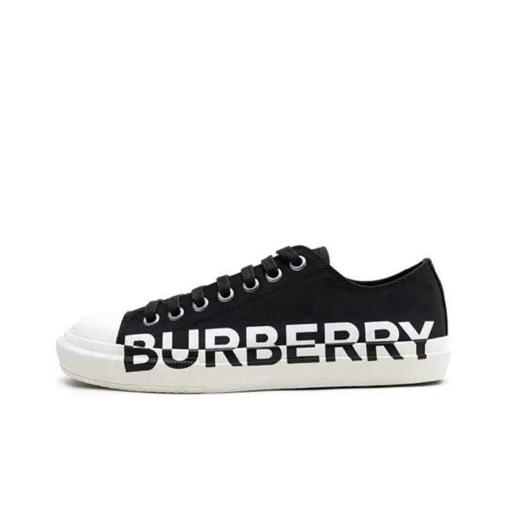 Burberry Logo Print Two Toned Sneakers &