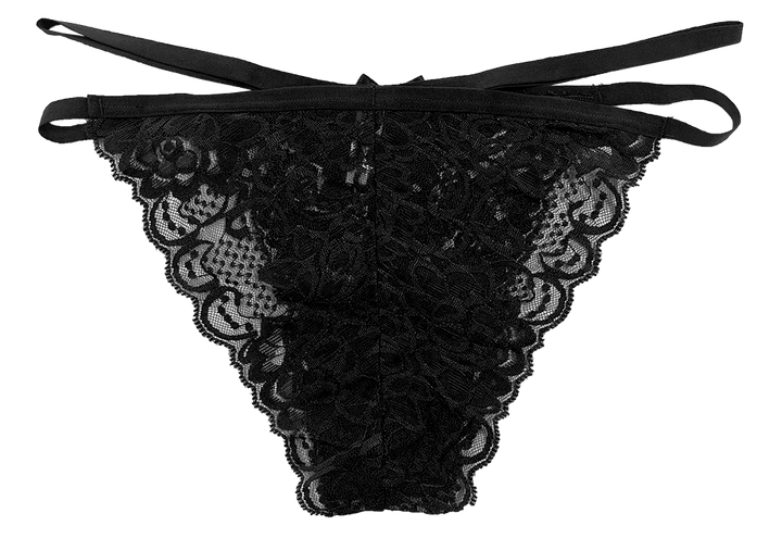 Lace Cheeky with Elastic Straps, XS-2X