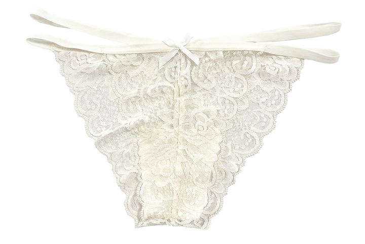 Lace Cheeky with Elastic Straps, XS-2X